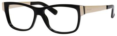 Gucci Gucci 3719 Eyeglasses, 0ANW(00) Black / Gold