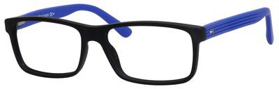 Tommy Hilfiger T_hilfiger 1278 Eyeglasses, 0FB1(00) Black / Blue