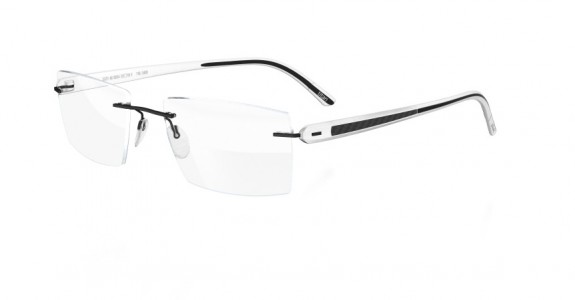 Silhouette Carbon T1 5372 Eyeglasses, 6055 black matte