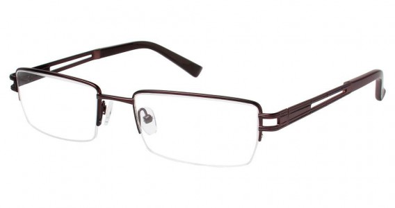 Geoffrey Beene G414 Eyeglasses, Dark Brown (DBR)