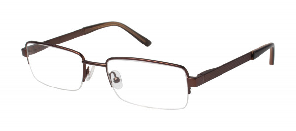 Geoffrey Beene G418 Eyeglasses, Brown (BRN)