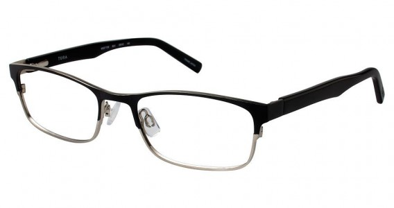 Tura T138 Eyeglasses, black/gun (BLK)