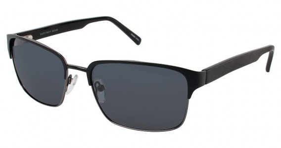Geoffrey Beene G819 Sunglasses, Black/Gunmetal (BLK)