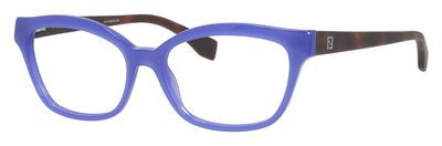 Fendi Ff 0046 Eyeglasses, 0MHW(00) Opal Blue Havana