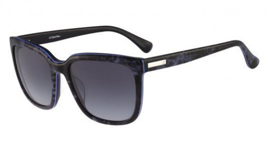 Calvin Klein CK4253S Sunglasses, 366 BLUE HAVANA