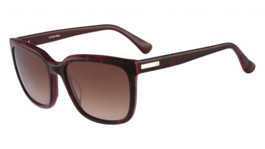 Calvin Klein CK4253S Sunglasses, 367 RED HAVANA