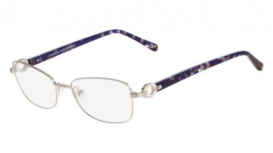 Diane Von Furstenberg DVF8046 Eyeglasses, (046) SATIN SILVER