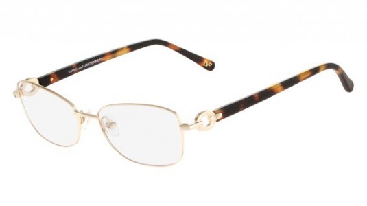 Diane Von Furstenberg DVF8046 Eyeglasses, (717) SHINY GOLD