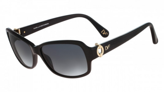 Diane Von Furstenberg DVF592S FAITH Sunglasses, (001) BLACK