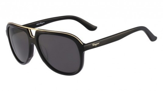 Ferragamo SF730S Sunglasses, (001) BLACK