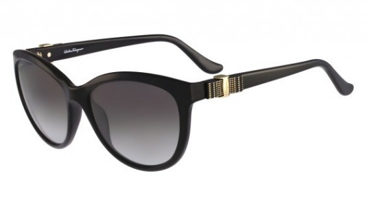 Ferragamo SF760S Sunglasses, (001) BLACK
