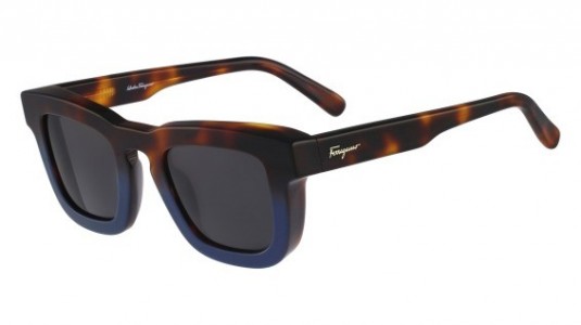Ferragamo SF771S Sunglasses, (235) HAVANA BLUE