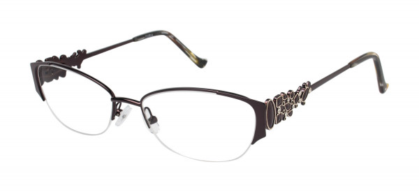 Tura R615 Eyeglasses, Brown (BRN)