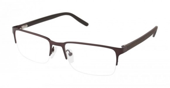 Geoffrey Beene G419 Eyeglasses, Dark Brown (DBR)
