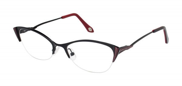Lulu Guinness L764 Eyeglasses, Black (BLK)