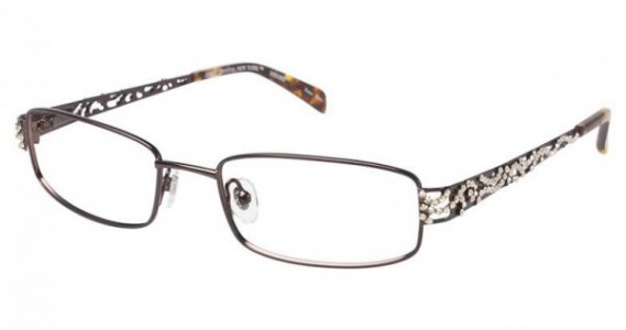 Jimmy Crystal Desire Eyeglasses, Brown