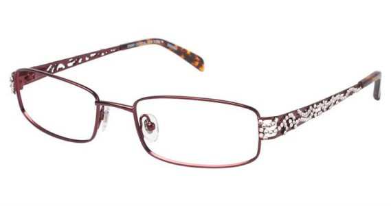 Jimmy Crystal Desire Eyeglasses, Burgundy
