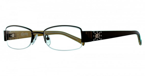 Dereon DOV509 Eyeglasses, 210 Shiny Brown