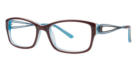 Avalon 8048 Eyeglasses, Brown/Turquoise