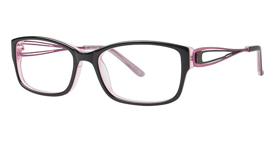 Avalon 8048 Eyeglasses, Pink/Black