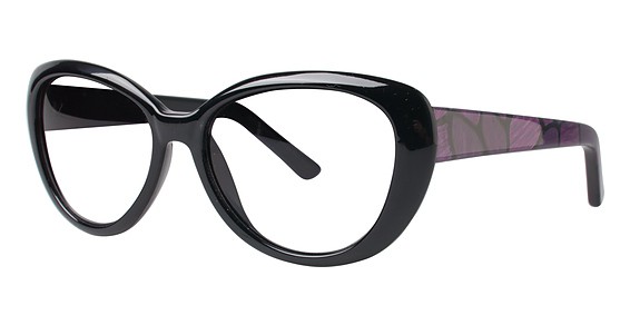 Avalon 8817 Eyeglasses, Black/Plumberry