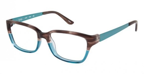 Jessica Simpson J1067 Eyeglasses, TSBL Tortoise Teal