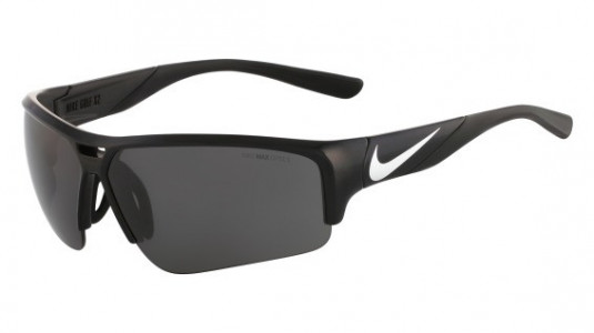 Nike NIKE GOLF X2 PRO EV0872 Sunglasses, (001) BLACK/METALLIC SILVER WITH GREY  LENS