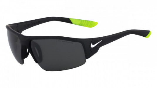 Nike SKYLON ACE XV P EV0860 Sunglasses, (017) MATTE BLACK/WHITE WITH GREY  LENS