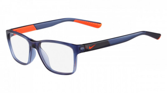 Nike NIKE 5532 Eyeglasses, (411) CRYSTAL GYM BLUE/HYPER CRIMSON