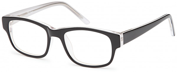 Trendy T 24 Eyeglasses, Black