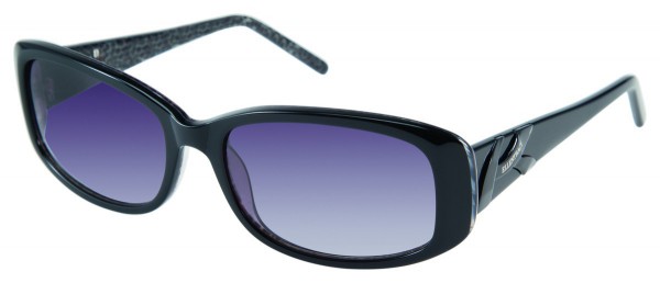 Ellen Tracy PRAGUE Sunglasses, Black Leopard