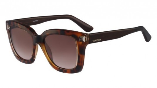 Valentino V699S Sunglasses, (725) BLONDE HAVANA