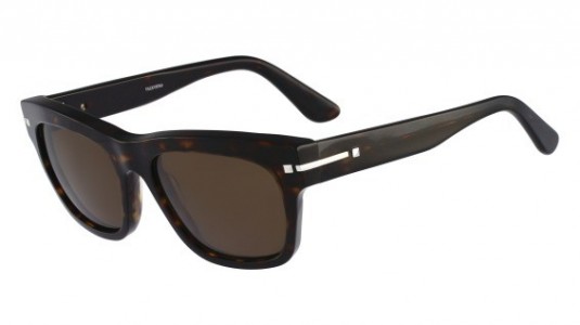 Valentino V703S Sunglasses, (215) DARK HAVANA