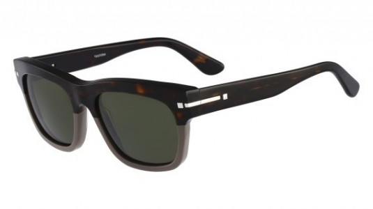 Valentino V703S Sunglasses, (245) DARK HAVANA/GREY