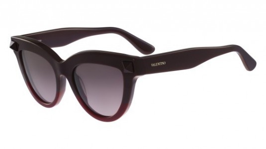 Valentino V712S Sunglasses, (659) RUBIN/SCARLET