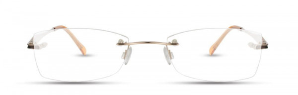 Gold Coast GC-116 Eyeglasses, 2 - Gold / Cocoa