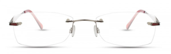 Gold Coast GC-116 Eyeglasses, 3 - Gunmetal / Wine