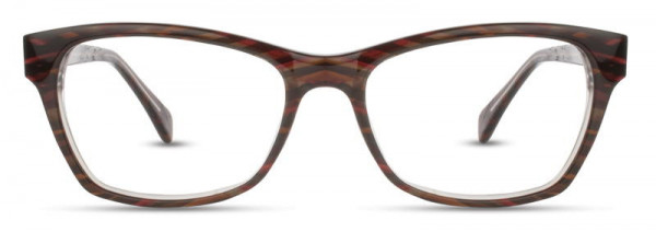 Cinzia Designs CIN-5036 Eyeglasses, 2 - Rosewood Demi / Crystal