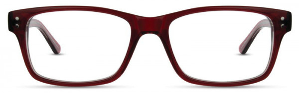 Adin Thomas AT-320 Eyeglasses, 2 - Cherry / Crystal