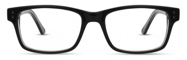 Adin Thomas AT-320 Eyeglasses, 3 - Black / Crystal