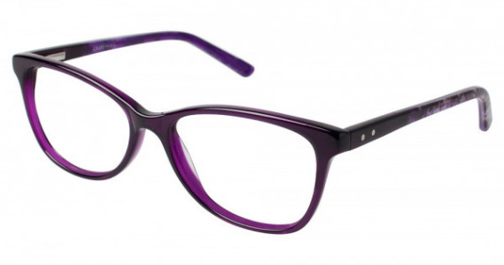 L'Amy Adelle Eyeglasses, C01 EGGPLANT