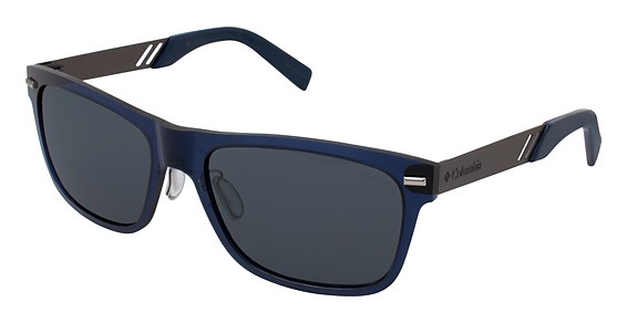 Columbia COURCHAVEL Sunglasses, C03 BLUE/GUN/BLUE (SILVER FLASH)