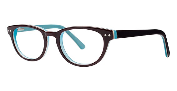 Fashiontabulous 10x239 Eyeglasses, brown/turquoise