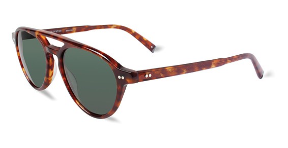 John Varvatos V603 UF Polarized Sunglasses, Honey Tortoise