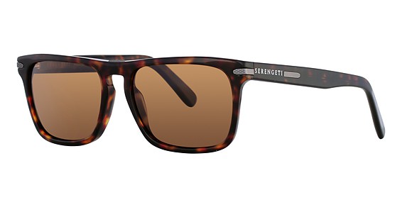 Serengeti Eyewear Carlo Sunglasses, Dark Havana (Polarized Drivers)
