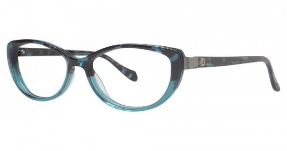 MaxStudio.com Leon Max 4010 Eyeglasses, 165 Teal Tort Fade