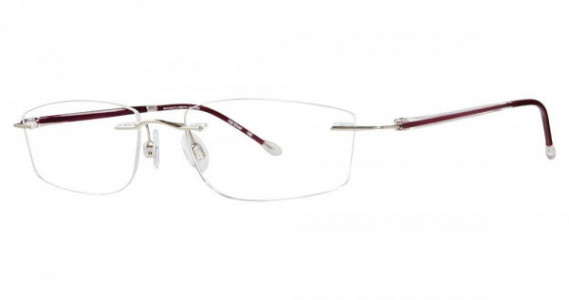 Invincilites Invincilites Sigma O Eyeglasses, 106 Silver/Merlot