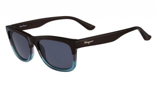 Ferragamo SF775S Sunglasses, (235) BROWN AQUA