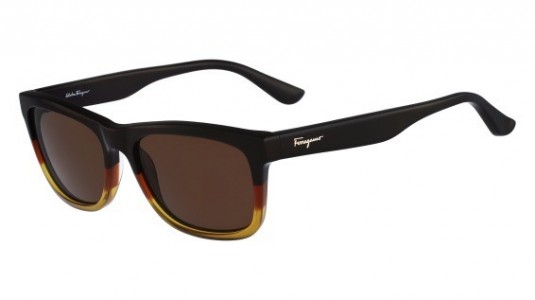 Ferragamo SF775S Sunglasses, (257) BROWN HONEY
