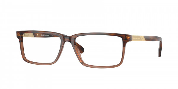Brooks Brothers BB2019 Eyeglasses, 6171 TRANSPARENT BROWN HORN (TRANSPARENT)